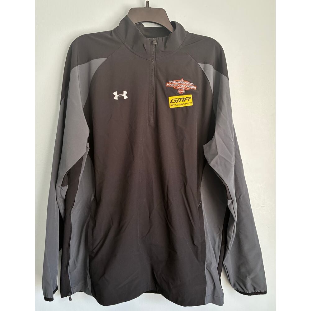 Under Armour Jacket Men's Large Harley Davidson Patchwork